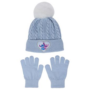 Girls Disney's Stitch 2 pc Hat & Glove Set