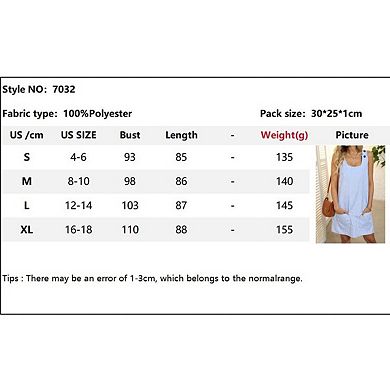 Seoria Sleeveless U Neck Mini Dress with Pockets and Striped Pattern