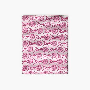 Nikhar Pure Linen Hand Printed Table Runner