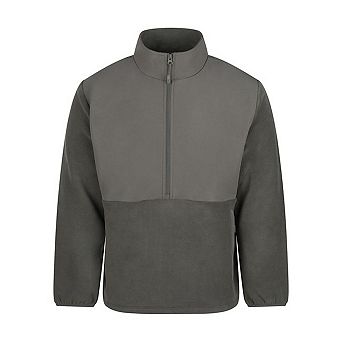 Front Row Mens Microfleece Half Zip Fleece Top