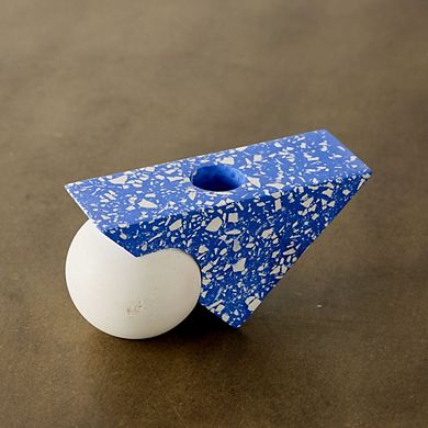 Equilibrium Terrazzo Taper Candle Holder