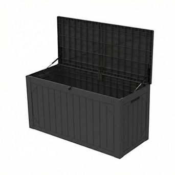 100 Gal Resin Outdoor Garden Storage Waterproof Deck Box