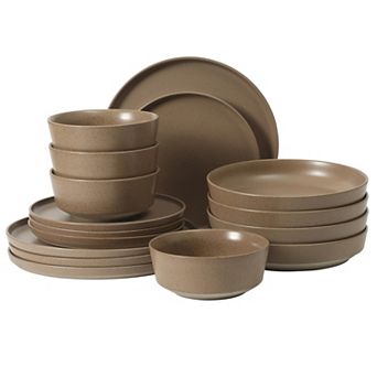 Gibson Elite Overbrook 16 pc Stoneware Dinnerware Set