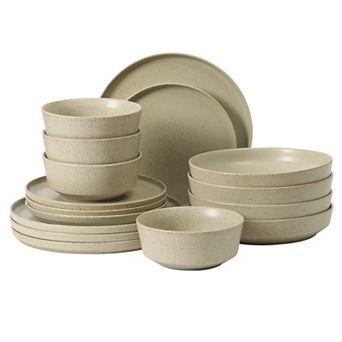 Gibson Elite Overbrook 16 pc Stoneware Dinnerware Set