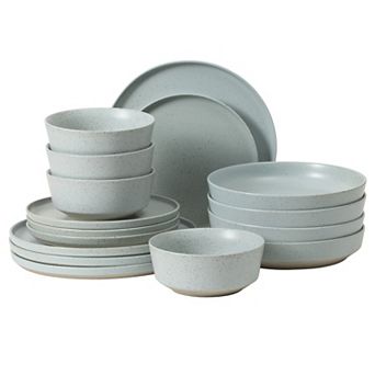 Gibson Elite Overbrook 16 pc Stoneware Dinnerware Set