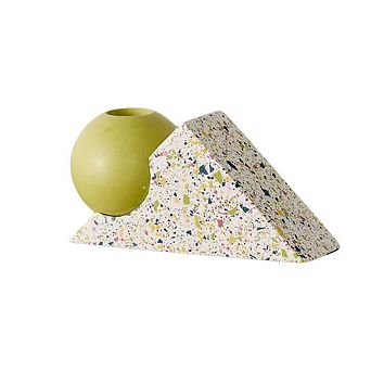 Equilibrium and Terrazzo Taper Candle Holder