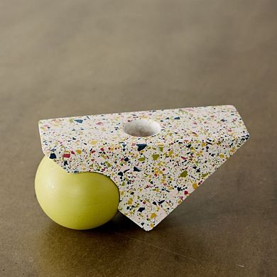 Equilibrium and Terrazzo Taper Candle Holder