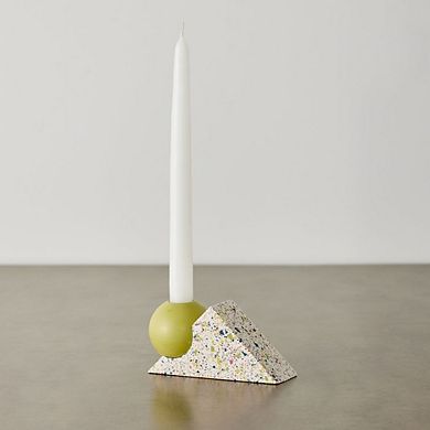 Equilibrium and Terrazzo Taper Candle Holder