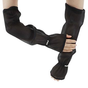 18.9"x4.33" Sun Protection Loose Arm Sleeves for Women 1 Pair