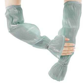 18.9"x4.33" Sun Protection Loose Arm Sleeves for Women 1 Pair