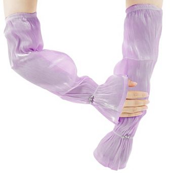 18.9"x4.33" Sun Protection Loose Arm Sleeves for Women 1 Pair