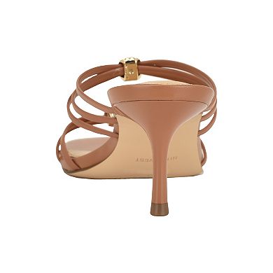 Nine West Grece Women's Strappy Slip-On Round Toe Dress Sandals