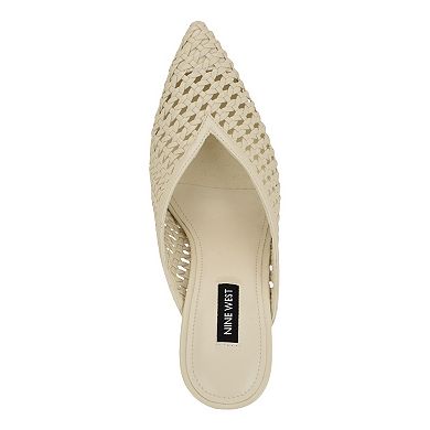 Nine West Grasso Women's Pointed Toe Slip-On Dress Mules