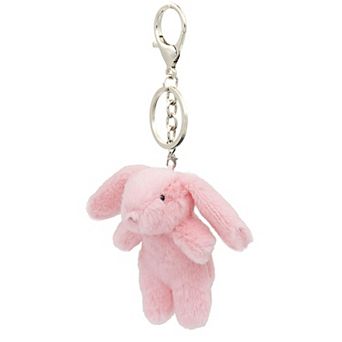 Cute Plush Rabbit Keychain Charm for Bags & Purse Decor