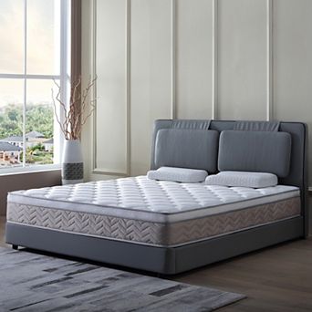 KWPZQEB 12" Hybrid Mattress with Memory Foam Pocket & Spring Mattresses