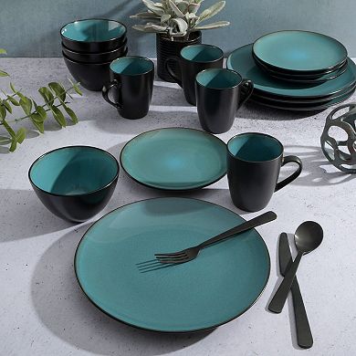 Gibson Elite Soho Lounge Round 16pc Dinnerware Set