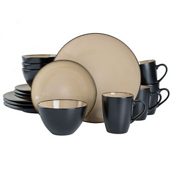 Gibson Elite Soho Lounge Round 16 pc Dinnerware Set