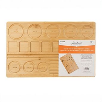 John Bead 28x44x1cm Bamboo Wood Jewelry Design Center Beading Board