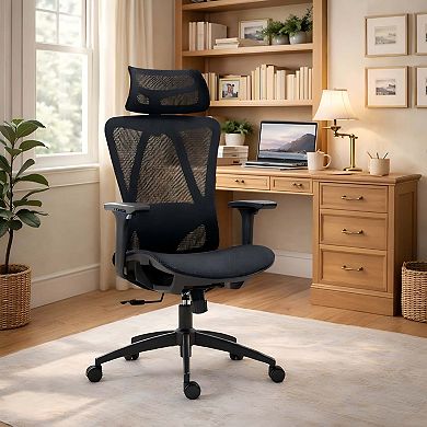 High Back Ergonomic Mesh Office Chair with 3D Armrests Lumbar Support Adjustable Desk Chair