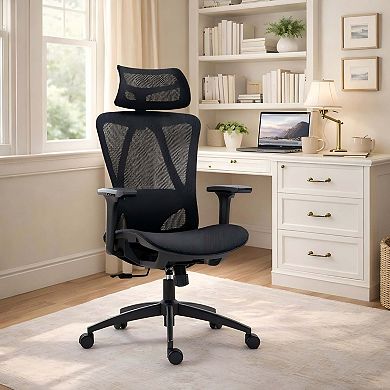 High Back Ergonomic Mesh Office Chair with 3D Armrests Lumbar Support Adjustable Desk Chair