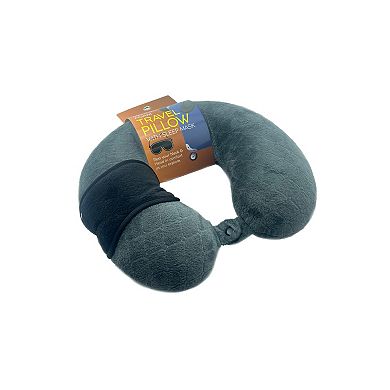 Electric Neck & Shoulder Heating Pad + Memory Foam Travel Pillow