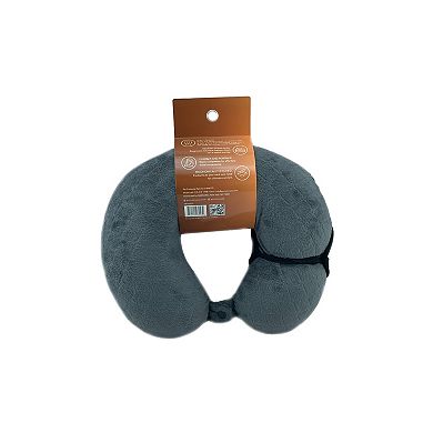 Electric Neck & Shoulder Heating Pad + Memory Foam Travel Pillow