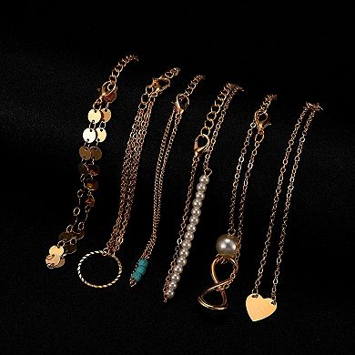 Simple Silver and Gold Bracelet