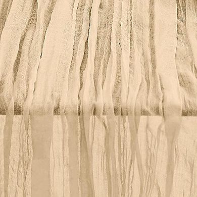 Cheesecloth Table Runner, Rustic Gauze Fabric, Decorative for Wedding & Party