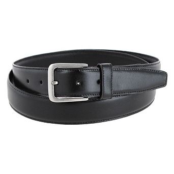 Bill Blass Men's Big & Tall 35mm Leather Profile Belt