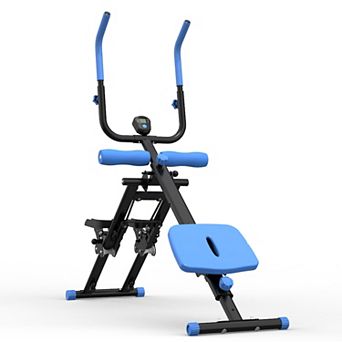 KWPZQEB Multifunctional 2-In-1 Stair Stepper, Ab Workout Machine