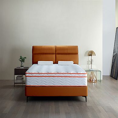 KWPZQEB 10 inch Hybrid Mattress in a Box with Individual Pocket coil, Medium Firm