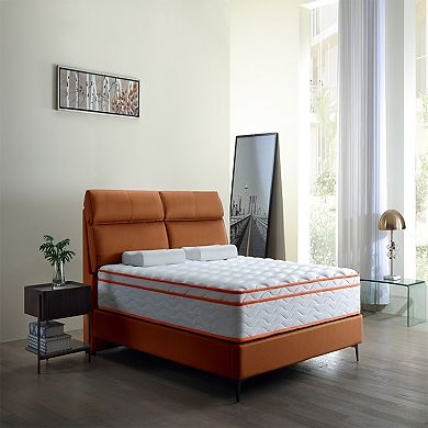 KWPZQEB 10 inch Hybrid Mattress in a Box with Individual Pocket coil, Medium Firm