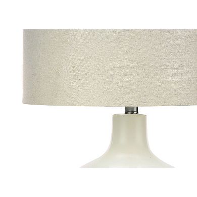 Lighting Table Lamp Ivory Cream Shade Cream Ceramic Contemporary