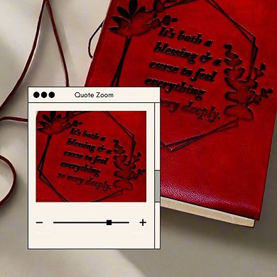 Feel Deeply Leather Journal