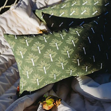 Zeenat Lumbar Throw Pillow Cover