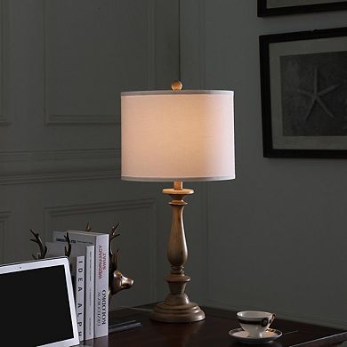 Coastal Wood Effect Polyresin Table Lamp