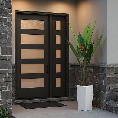 5FT Bird of Paradise Tree with White Planter