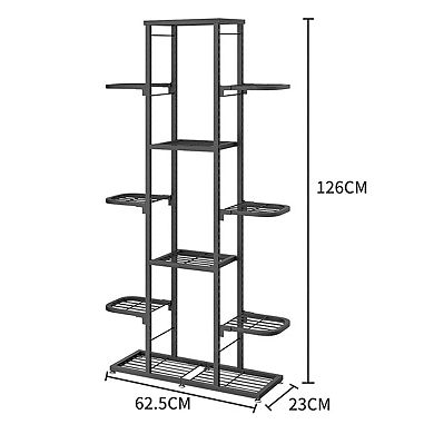 7-Tier Indoor Plant Stand for Multiple 12 Potted Plants: Corner Plant Flower Holder, Display