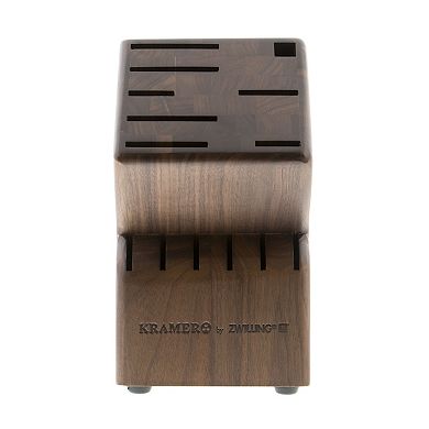 Kramer By Zwilling 14-slot Walnut Knife Block