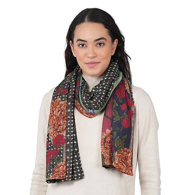 Reversible Garden Patchwork Scarf