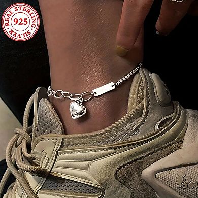 Heart-Shaped Anklet, With A Small And Lovely Heart Design