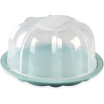 Translucent Bundt Cake Keeper, Airtight Container for Storage Transport