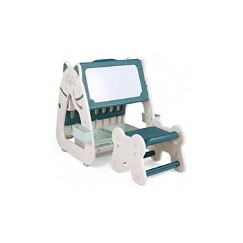 Kids Art Easel 3 in 1 Magnetic Dry Erase Board With Stool