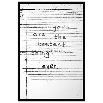 Amanti Art Framed Fabric Pinboard, Passing Notes by Kent Youngstrom Printed Bulletin Board