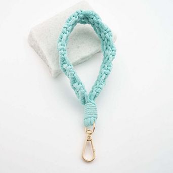 Fresh Mint Macramé Wrist Strap