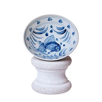 Porcelain Carp Conical Bowl