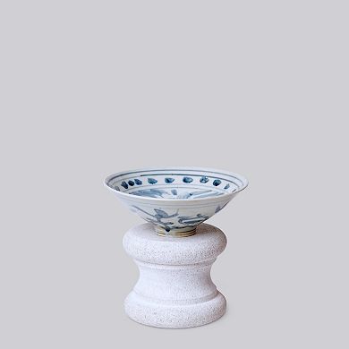 Porcelain Carp Conical Bowl