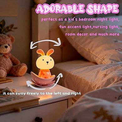 Rechargeable Bunny Night Light Soft Glow