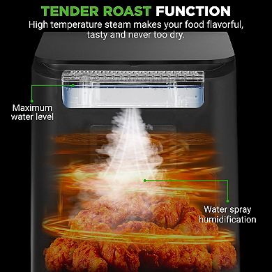 Nutrichef 6.3 QT Electric Air Fryer 12-1 Preset