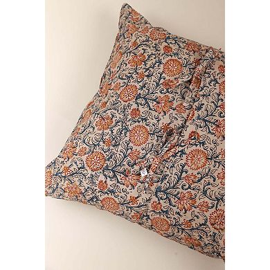 Sunset Horizon Kalamkari Handcrafted Pillow